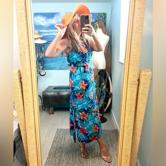 VTG Looking Good, Hawaii,USA,Attached Tie,Vibrant Excellent Condition Size Small - Picture 4 of 11